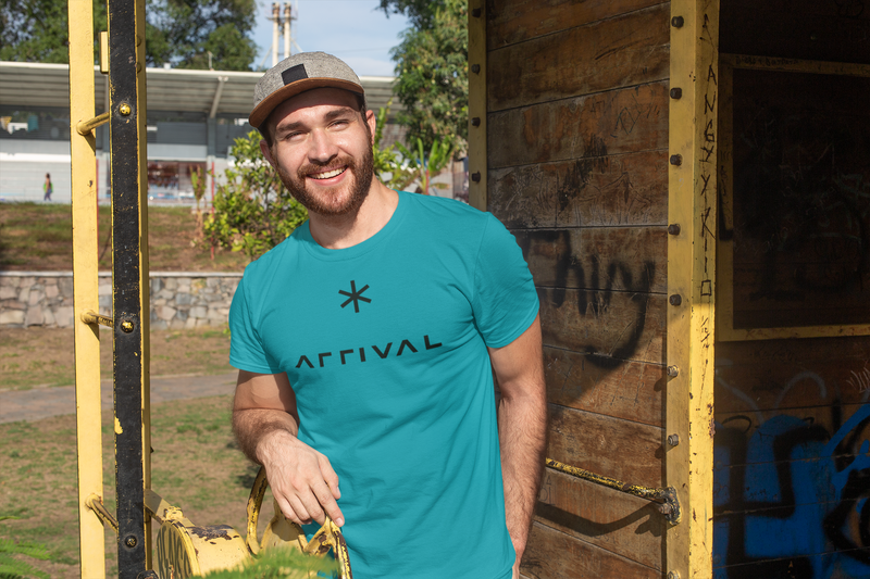 Load image into Gallery viewer, Arrival T-Shirt - Electric Vehicle Manufacturing Industry Logo Tee
