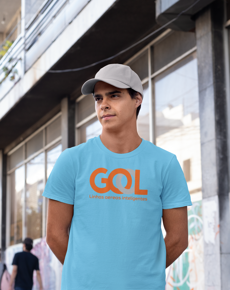 Load image into Gallery viewer, GOL Linhas Aereas T-Shirt - Brazilian Airline Industry Logo Tee
