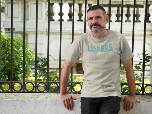 Harbor Custom Development T-Shirt - Real Estate Industry Logo Tee