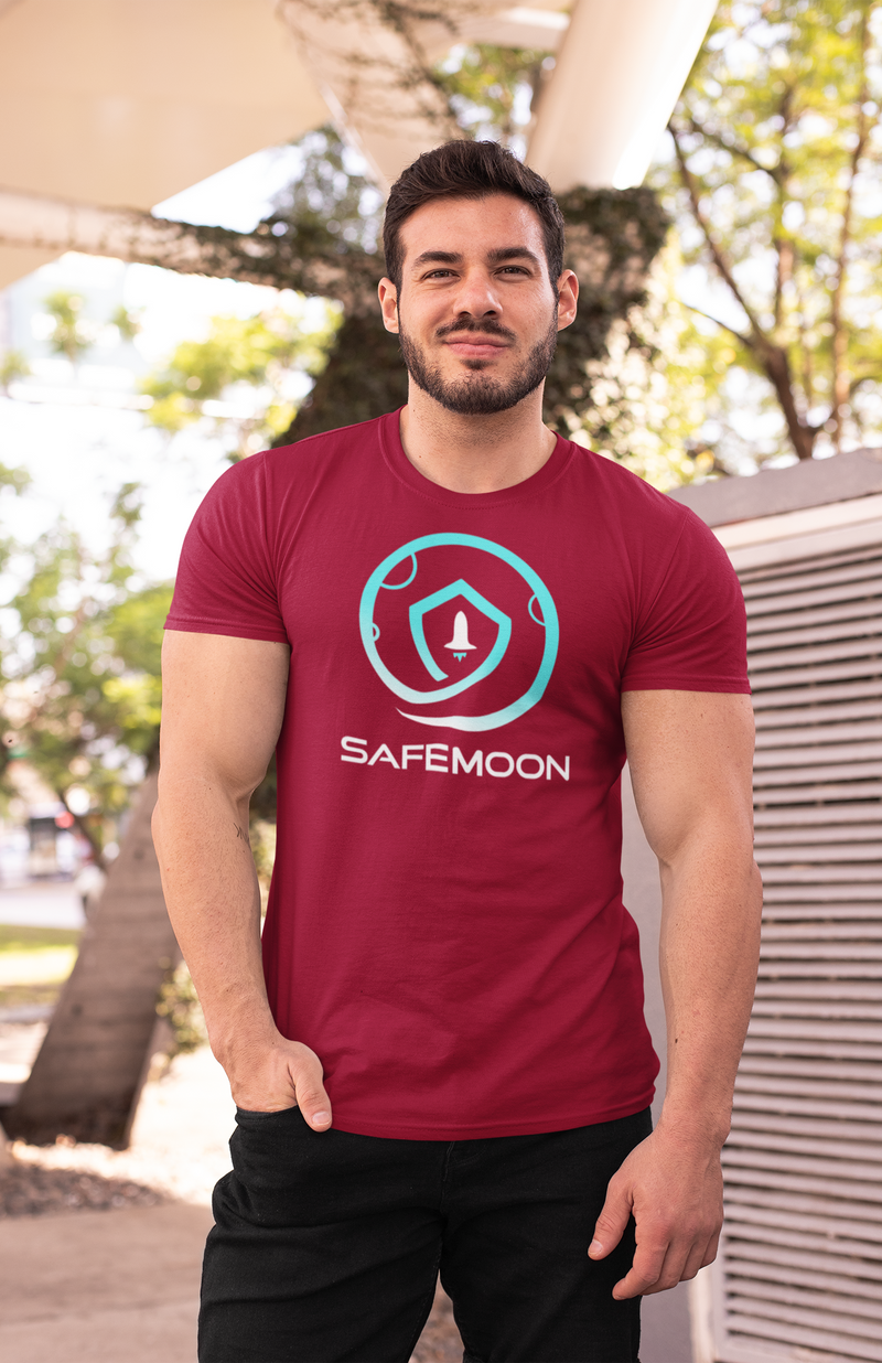 Load image into Gallery viewer, SafeMoon T-Shirt - Cryptocurrency Industry Bankrupt Token Logo Tee
