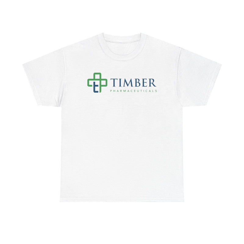Load image into Gallery viewer, Timber Pharmaceuticals T-Shirt - Biotech Industry Bankrupt Logo

