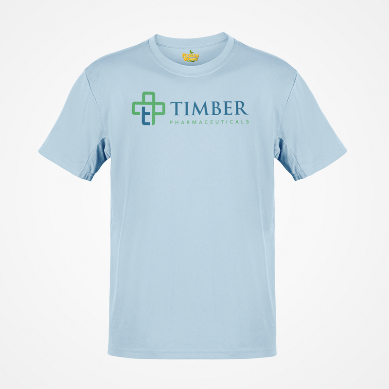 Load image into Gallery viewer, Timber Pharmaceuticals T-Shirt - Biotech Industry Bankrupt Logo
