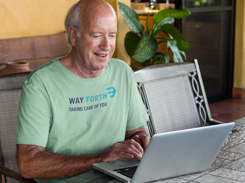 Load image into Gallery viewer, WayForth T-Shirt - Senior Relocation Services Industry Logo Tee
