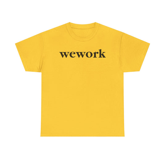 WeWork T-Shirt - Coworking Space Real Estate Industry Bankrupt Logo
