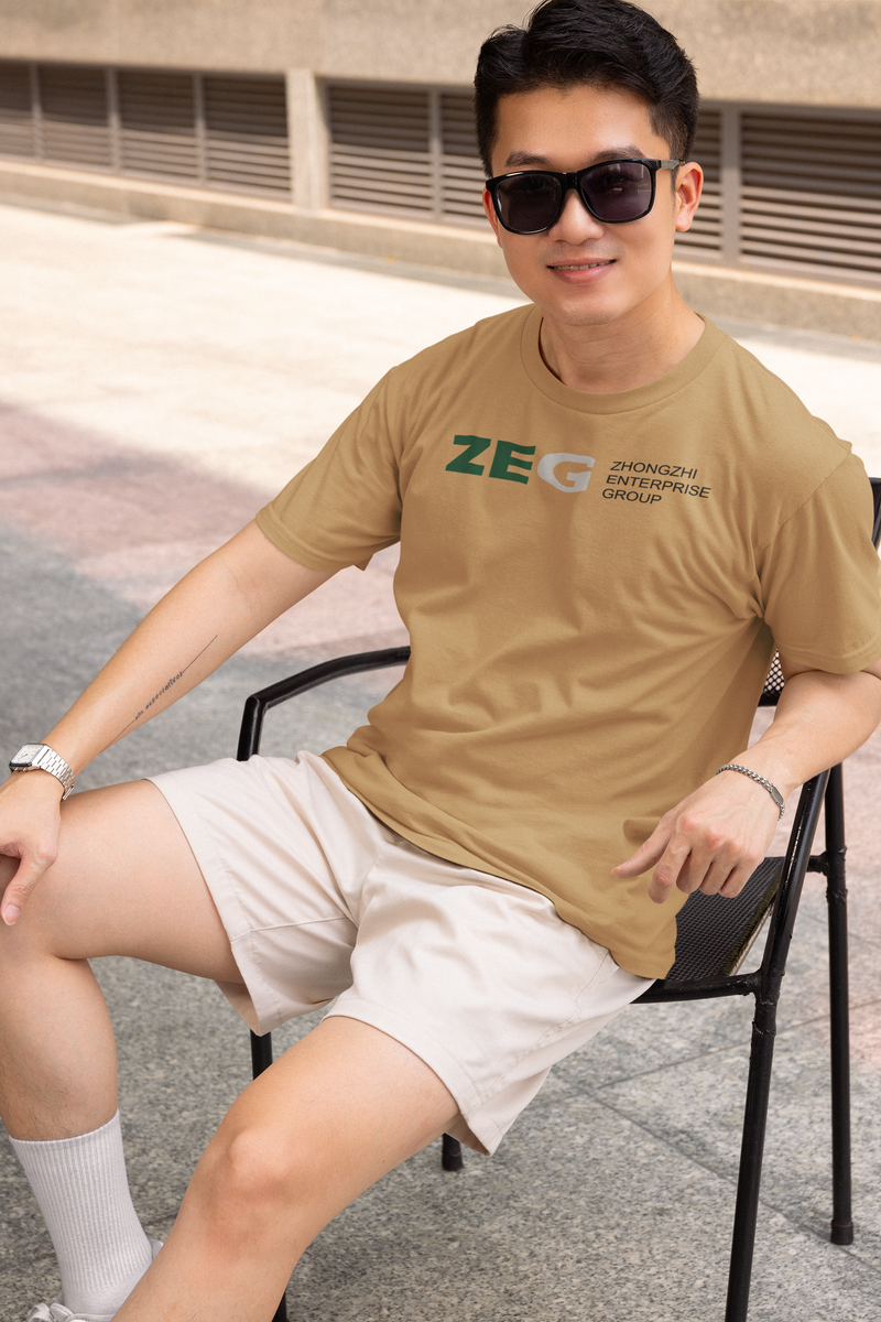 Load image into Gallery viewer, Zhongzhi Enterprise Group T-Shirt - Chinese Finance Industry Logo

