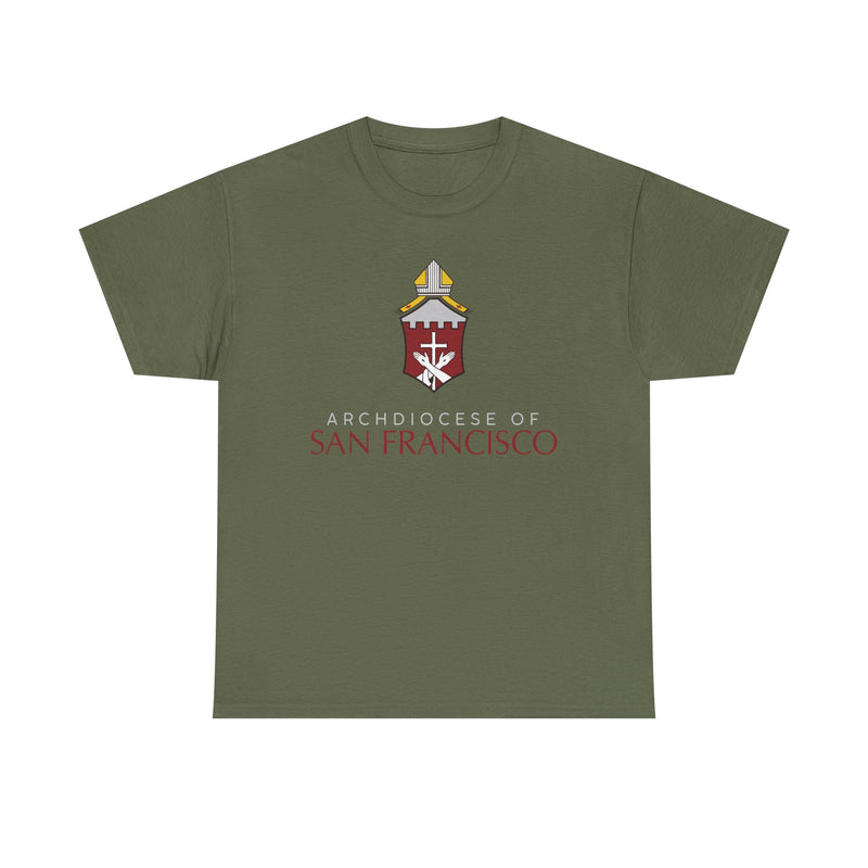 Load image into Gallery viewer, Archdiocese of San Francisco T-Shirt - Religious Org Bankrupt Logo Tee

