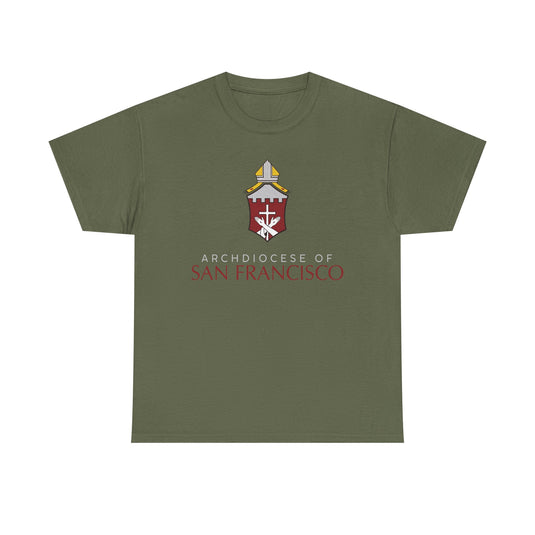 Archdiocese of San Francisco T-Shirt - Religious Org Bankrupt Logo Tee