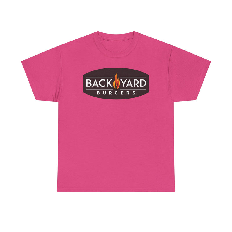 Load image into Gallery viewer, Back Yard Burgers T-Shirt - Restaurant Industry Bankrupt Defunct Logo Tee
