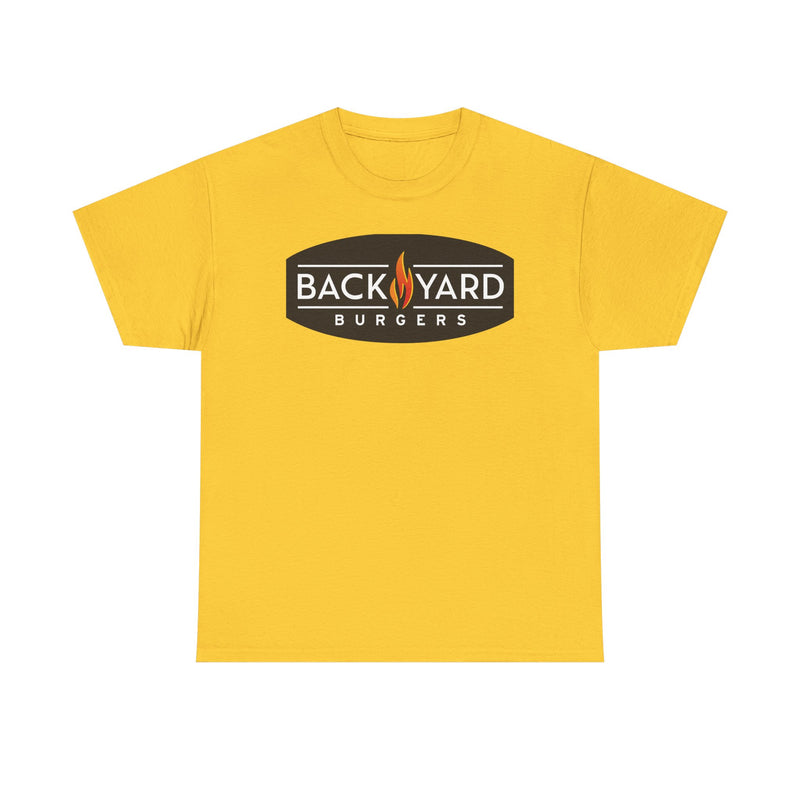 Load image into Gallery viewer, Back Yard Burgers T-Shirt - Restaurant Industry Bankrupt Defunct Logo Tee
