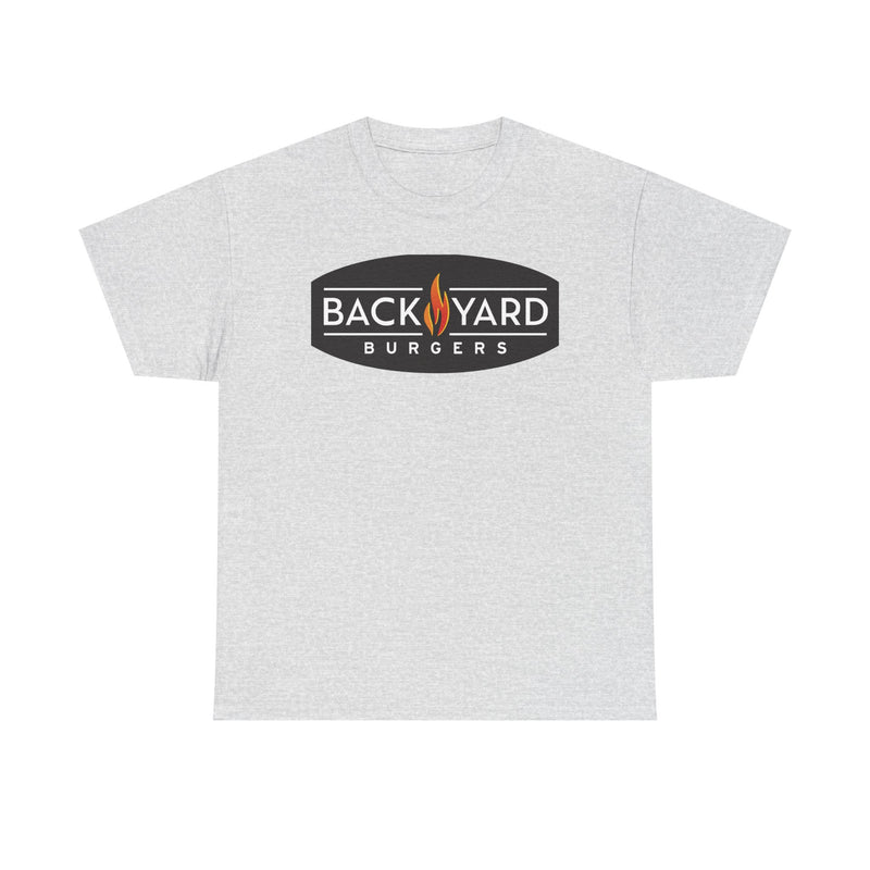 Load image into Gallery viewer, Back Yard Burgers T-Shirt - Restaurant Industry Bankrupt Defunct Logo Tee
