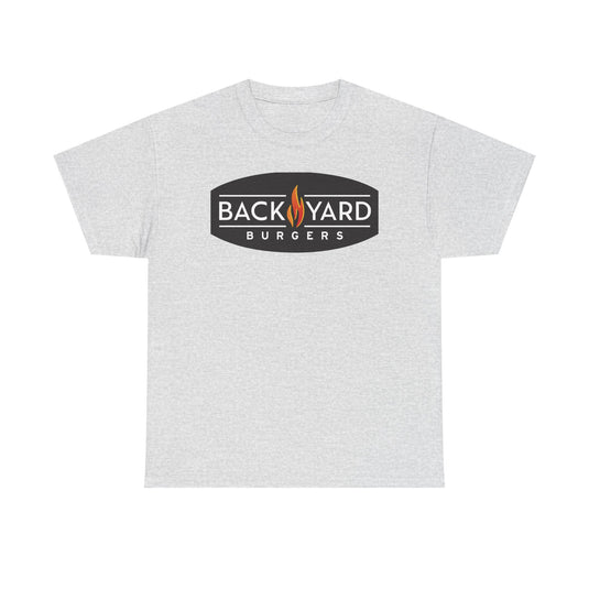 Back Yard Burgers T-Shirt - Restaurant Industry Bankrupt Defunct Logo Tee