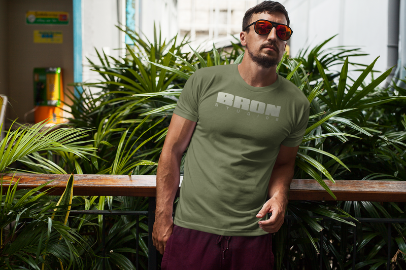 Load image into Gallery viewer, Bron Studios T-Shirt - Film Industry Bankrupt Defunct Logo Tee
