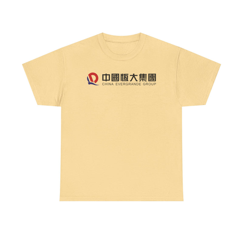 Load image into Gallery viewer, China Evergrande T-Shirt - Real Estate Industry Bankrupt Defunct Logo Tee
