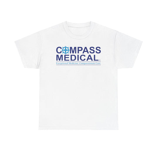 Compass Medical T-Shirt - Healthcare Industry Bankrupt Defunct Logo Tee