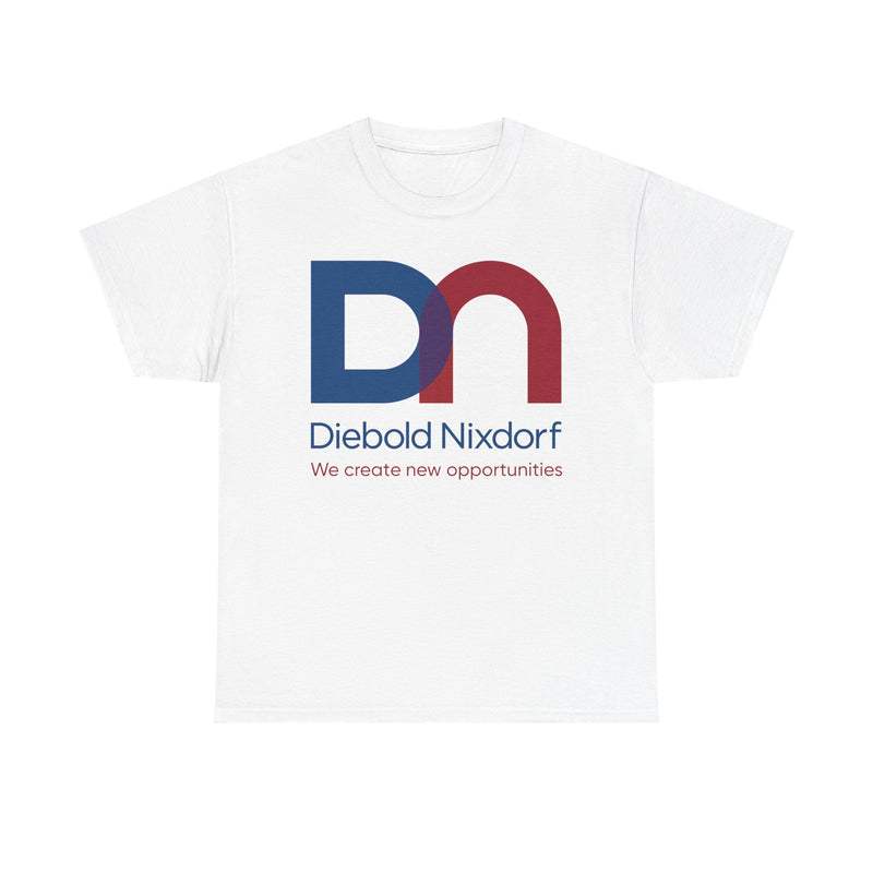 Load image into Gallery viewer, Diebold Nixdorf T-Shirt - Fintech Industry Bankrupt Defunct Logo Tee
