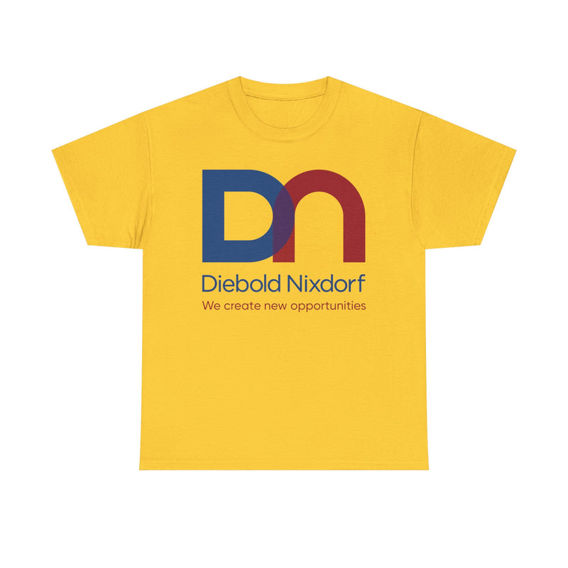 Load image into Gallery viewer, Diebold Nixdorf T-Shirt - Fintech Industry Bankrupt Defunct Logo Tee
