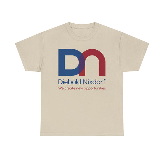 Diebold Nixdorf T-Shirt - Fintech Industry Bankrupt Defunct Logo Tee