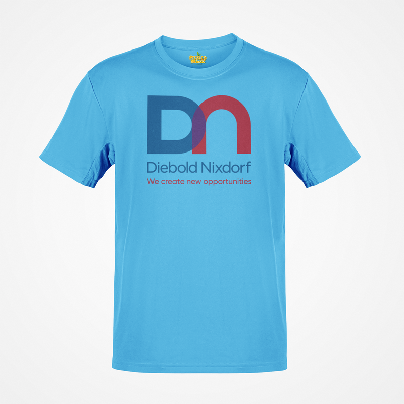 Load image into Gallery viewer, Diebold Nixdorf T-Shirt - Fintech Industry Bankrupt Defunct Logo Tee
