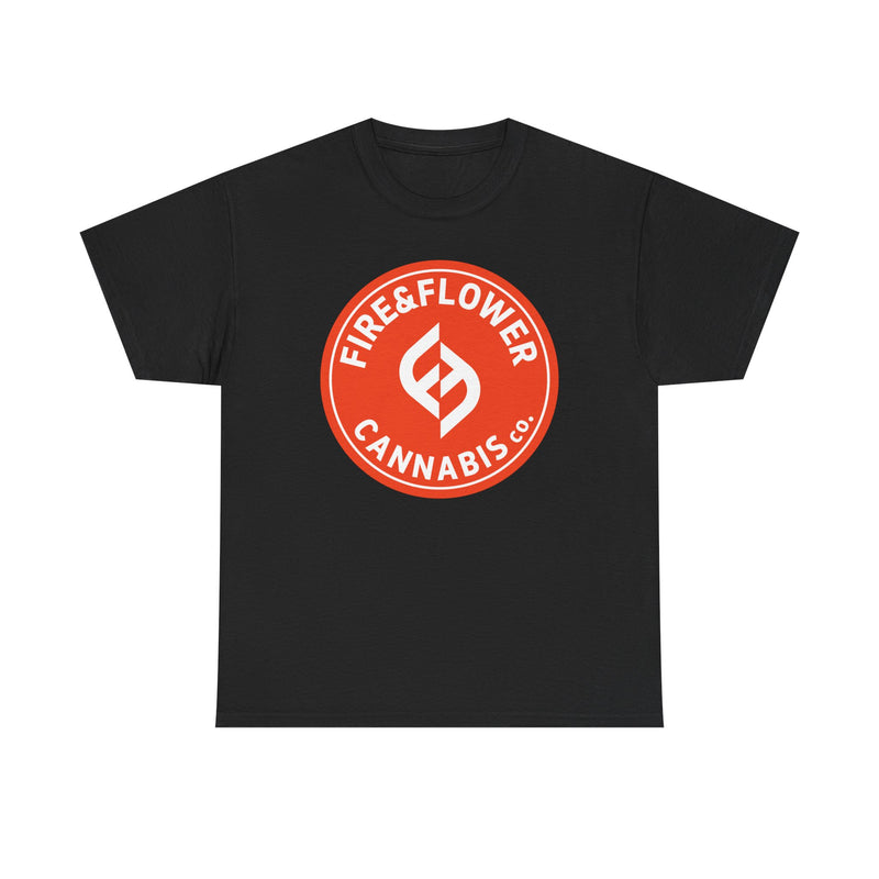 Load image into Gallery viewer, Fire &amp; Flower T-Shirt - Cannabis Industry Bankrupt Defunct Logo Tee
