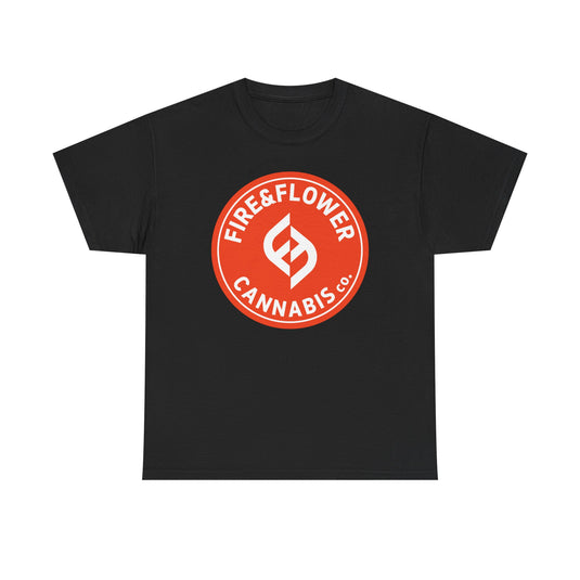 Fire & Flower T-Shirt - Cannabis Industry Bankrupt Defunct Logo Tee