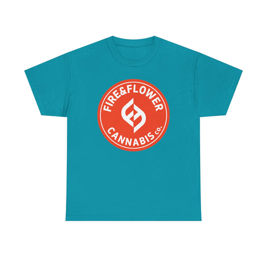 Fire & Flower T-Shirt - Cannabis Industry Bankrupt Defunct Logo Tee