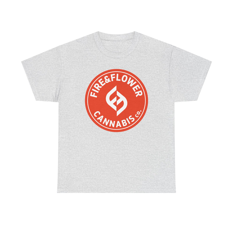 Load image into Gallery viewer, Fire &amp; Flower T-Shirt - Cannabis Industry Bankrupt Defunct Logo Tee
