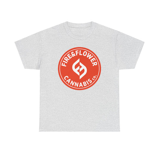 Fire & Flower T-Shirt - Cannabis Industry Bankrupt Defunct Logo Tee