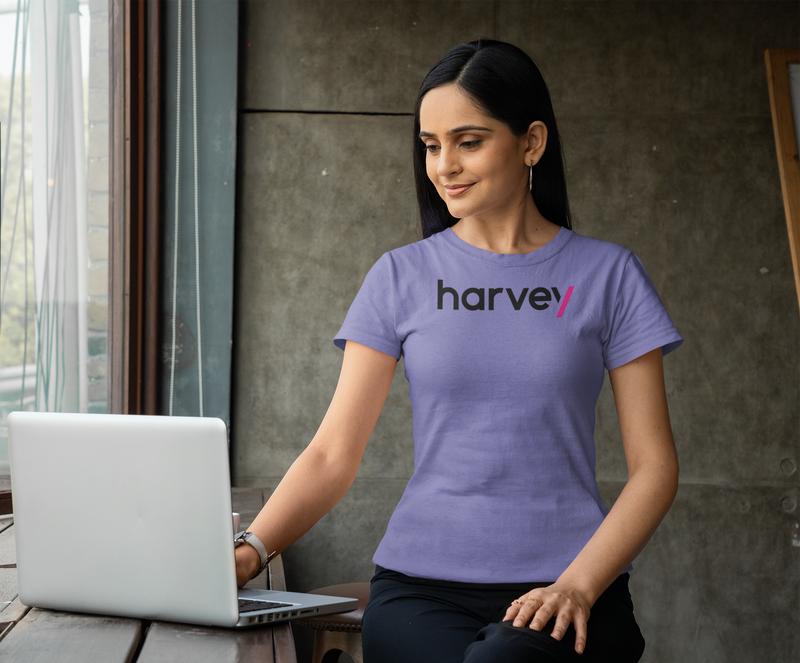 Load image into Gallery viewer, Harvey Agency T-Shirt - Marketing Industry Bankrupt Defunct Logo Tee
