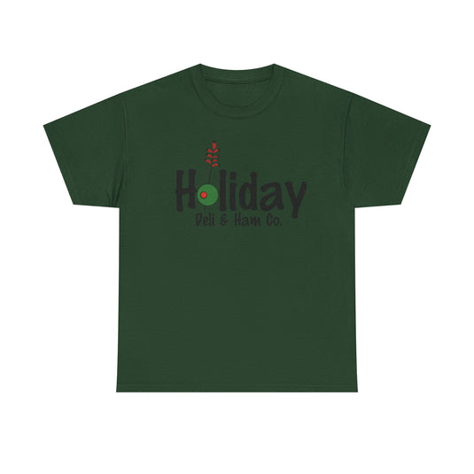 Holiday Deli and Ham T-Shirt - Restaurant Industry Bankrupt Defunct Logo Tee