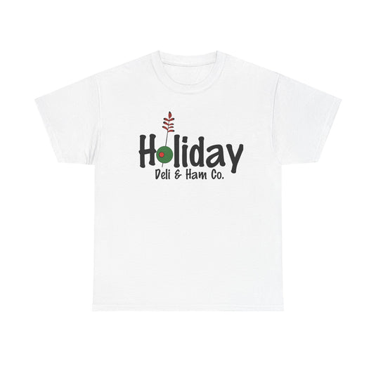 Holiday Deli and Ham T-Shirt - Restaurant Industry Bankrupt Defunct Logo Tee