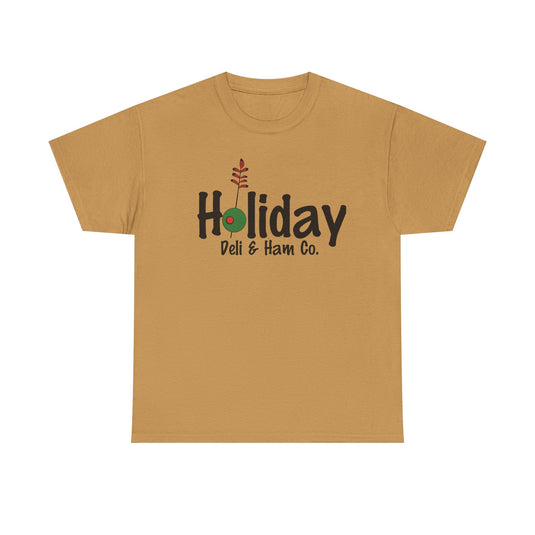 Holiday Deli and Ham T-Shirt - Restaurant Industry Bankrupt Defunct Logo Tee