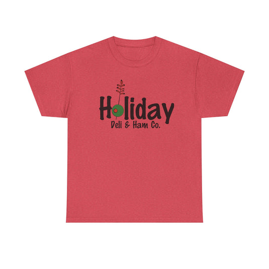 Holiday Deli and Ham T-Shirt - Restaurant Industry Bankrupt Defunct Logo Tee