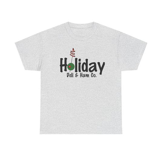 Holiday Deli and Ham T-Shirt - Restaurant Industry Bankrupt Defunct Logo Tee