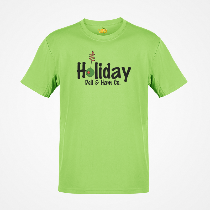 Load image into Gallery viewer, Holiday Deli and Ham T-Shirt - Restaurant Industry Bankrupt Defunct Logo Tee
