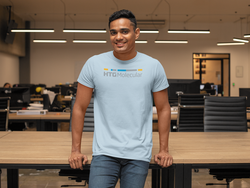 Load image into Gallery viewer, HTG Molecular T-Shirt - Diagnostics Industry Bankrupt Logo Tee
