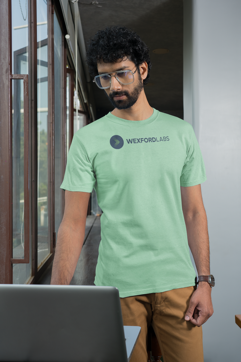 Load image into Gallery viewer, Wexford Labs T-Shirt - Healthcare Industry Defunct Logo Tee
