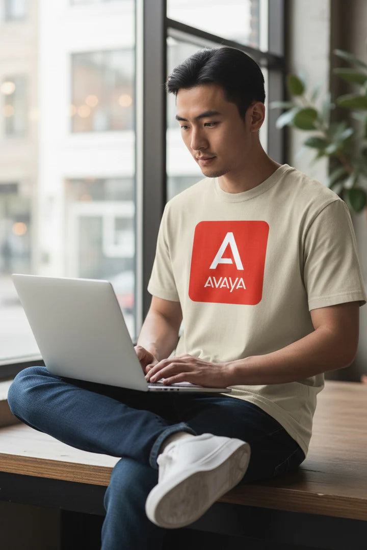 Load image into Gallery viewer, Avaya T-Shirt - Telecom Industry Bankrupt Logo Tee
