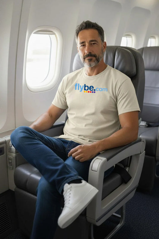 Flybe T-Shirt - Regional Airline Industry Bankrupt Logo Tee