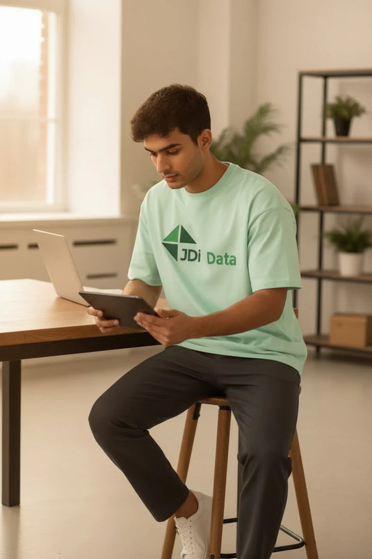 JDi Data T-Shirt - Data Services Industry Bankrupt Logo Tee