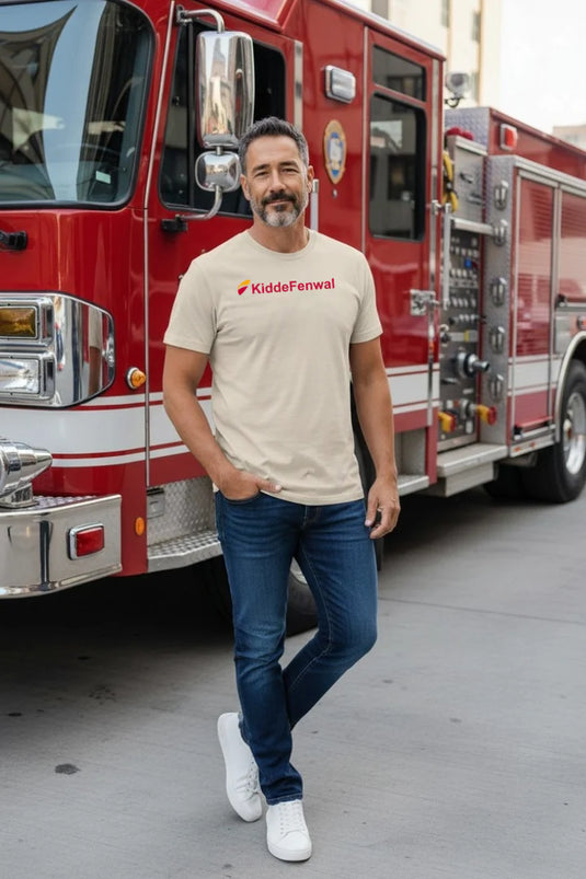 KiddeFenwal T-Shirt - Fire Safety Industry Bankrupt Logo Tee
