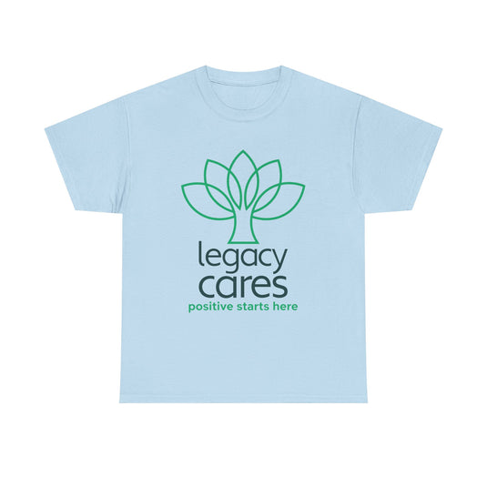 Legacy Cares T-Shirt - Nonprofit Sports Industry Bankrupt Logo Tee