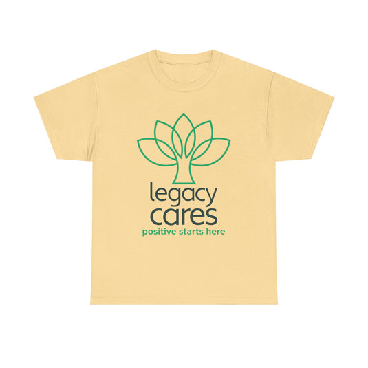 Legacy Cares T-Shirt - Nonprofit Sports Industry Bankrupt Logo Tee