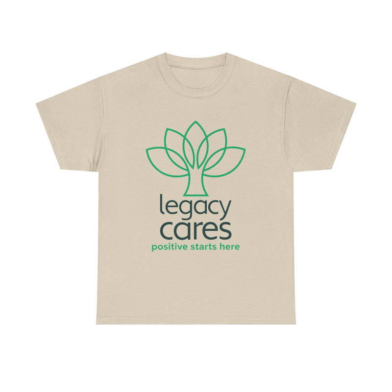 Load image into Gallery viewer, Legacy Cares T-Shirt - Nonprofit Sports Industry Bankrupt Logo Tee
