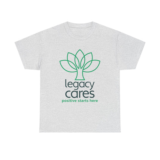 Legacy Cares T-Shirt - Nonprofit Sports Industry Bankrupt Logo Tee