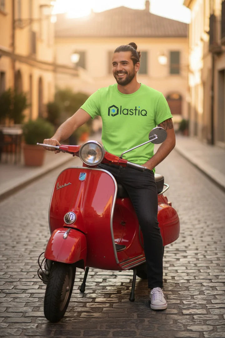 Load image into Gallery viewer, Plastiq T-Shirt - Fintech Payment Industry Bankrupt Logo Tee
