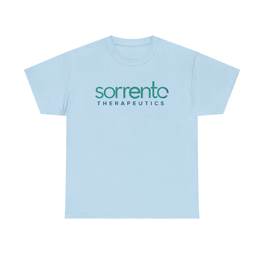 Sorrento Therapeutics T-Shirt - Biopharmaceutical Industry Bankrupt Logo Tee