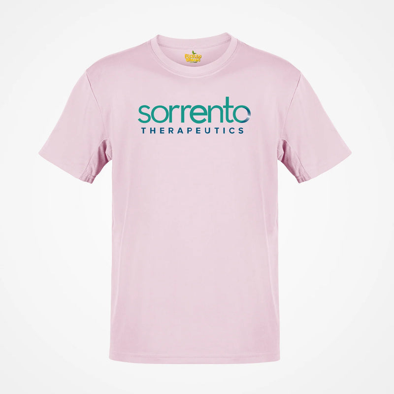 Load image into Gallery viewer, Sorrento Therapeutics T-Shirt - Biopharmaceutical Industry Bankrupt Logo Tee
