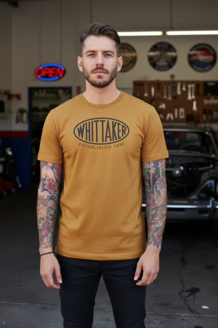 Load image into Gallery viewer, Whittaker Clark &amp; Daniels T-Shirt - Talc Chemical Industry Bankrupt Logo Tee
