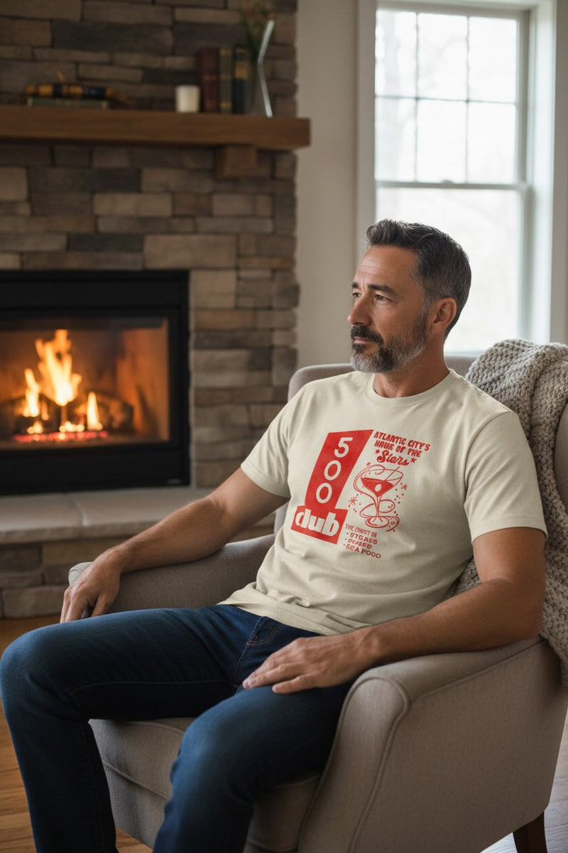 Load image into Gallery viewer, The 500 Club Atlantic City NJ Night Club Retro Nostalgic T-shirt
