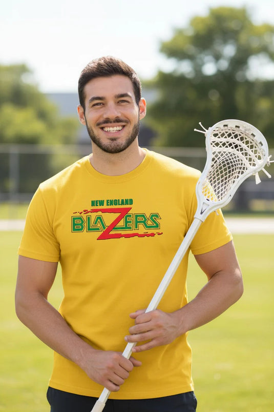 New England Blazers Major Indoor Lacrosse League 1989-1991 T-shirt